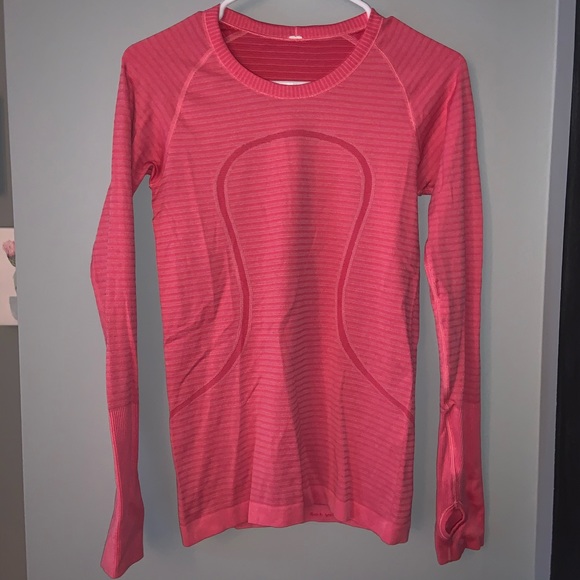 lululemon athletica Tops - Pink Lululemon Swiftly Tech Long Sleeve